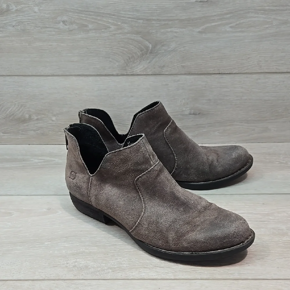 Born Women's Ankle Boots Shoes Leather Sz 8M
